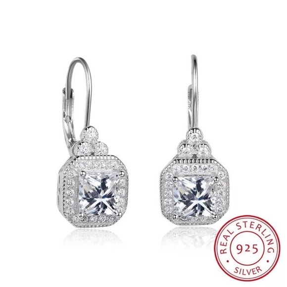 Unlisted Jewelry - 100% Solid Silver 925 DY Style Draped Earrings